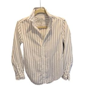 Frank & Eileen  Italian cotton/linen button-down shirt